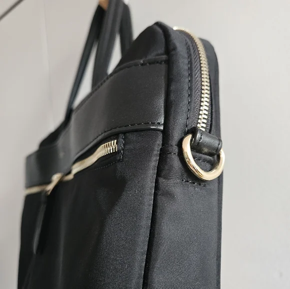 Knomo 14" Black Nylon Laptop Bag - Picture 4 of 10